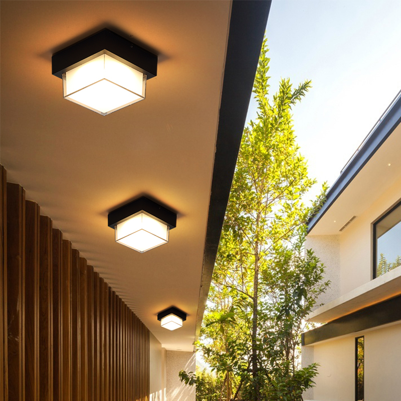 Outdoor Ceiling Light Waterproof Balcony Corridor Staircase Entrance Door Pavilion Aisle Villa Courtyard Led Ceiling Light Outdoor Ceiling Light Waterproof Balcony Corridor Staircase Entrance Door Pavilion Aisle Villa Courtyard Led Ceiling Light