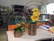 Outdoor Rectangular Flower Box Square Iron Art Flower Pool Indoor Flower Groove Large Gardening Flower Shelf Embalming Wood Planting Box