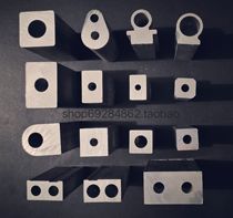 In stock Outer square inner circle single hole aluminum tube double hole aluminum profile exhaust pipe drain pipe gas and water drain pipe