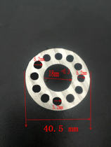 In stock 12-hole aluminum tube porous aluminum rod spray pipe shunt heat dissipation pipe Aluminum profile