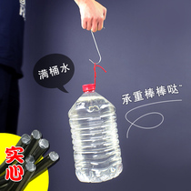 Stainless steel 304 pointed S-shaped adhesive hook hanging bacon sausage ham roast duck hook hanging bacon hook hanging meat hook hanging meat hook