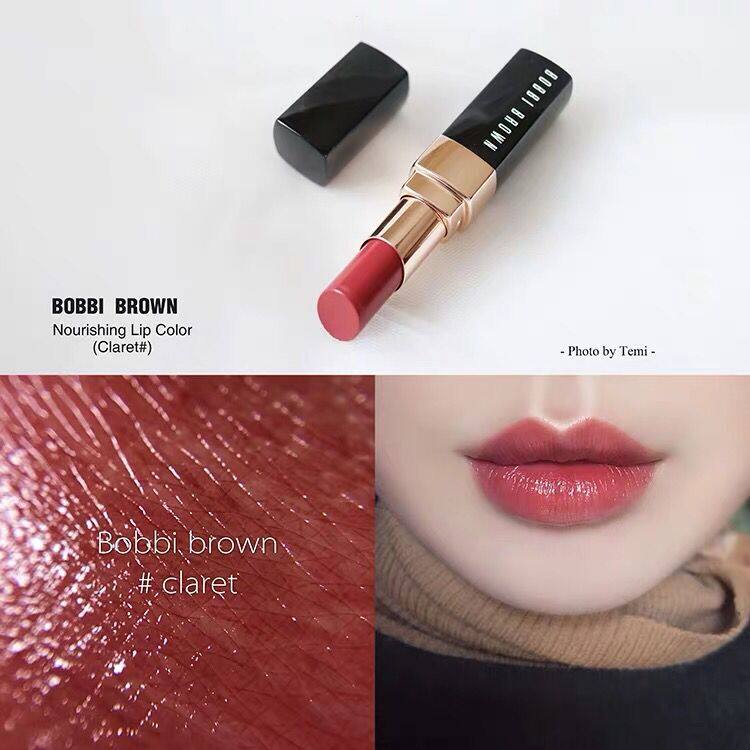 Spot Bobbi Brown Bobbi Brown 14Claret dry maple leaf lipstick black tube essential oil lipstick gold tube 04