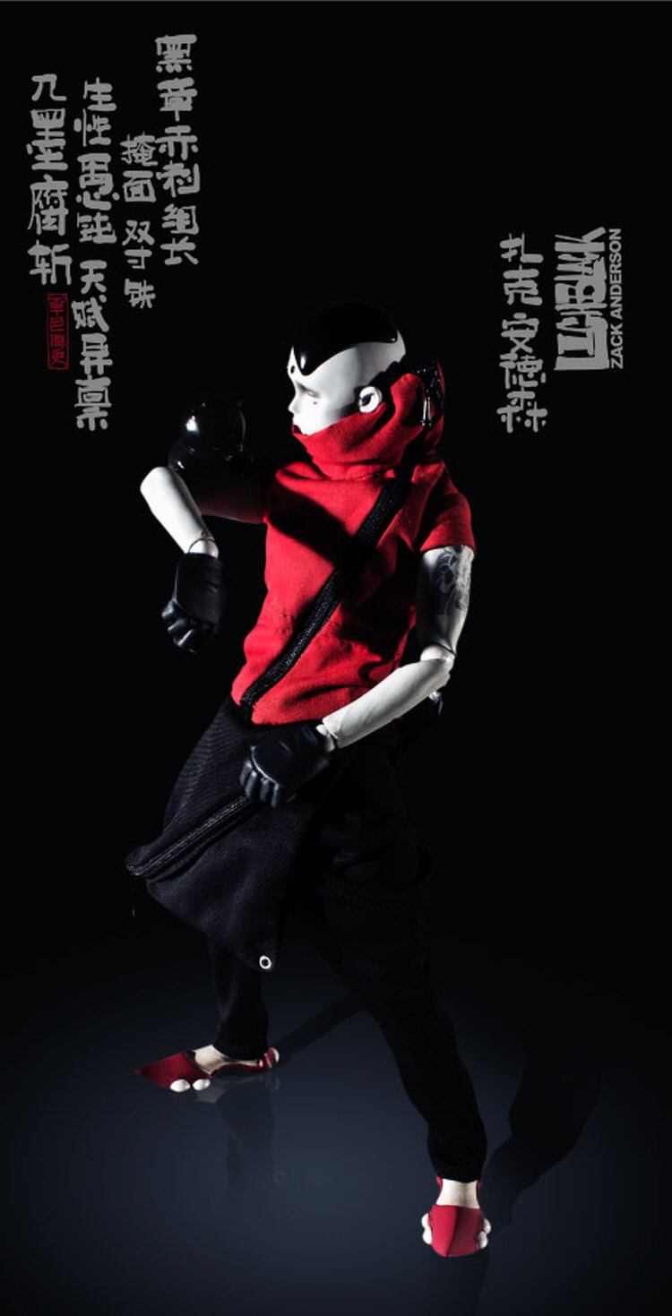 1/6 Scale Lighblack Zack Anderson Action Figure Collections Gifts