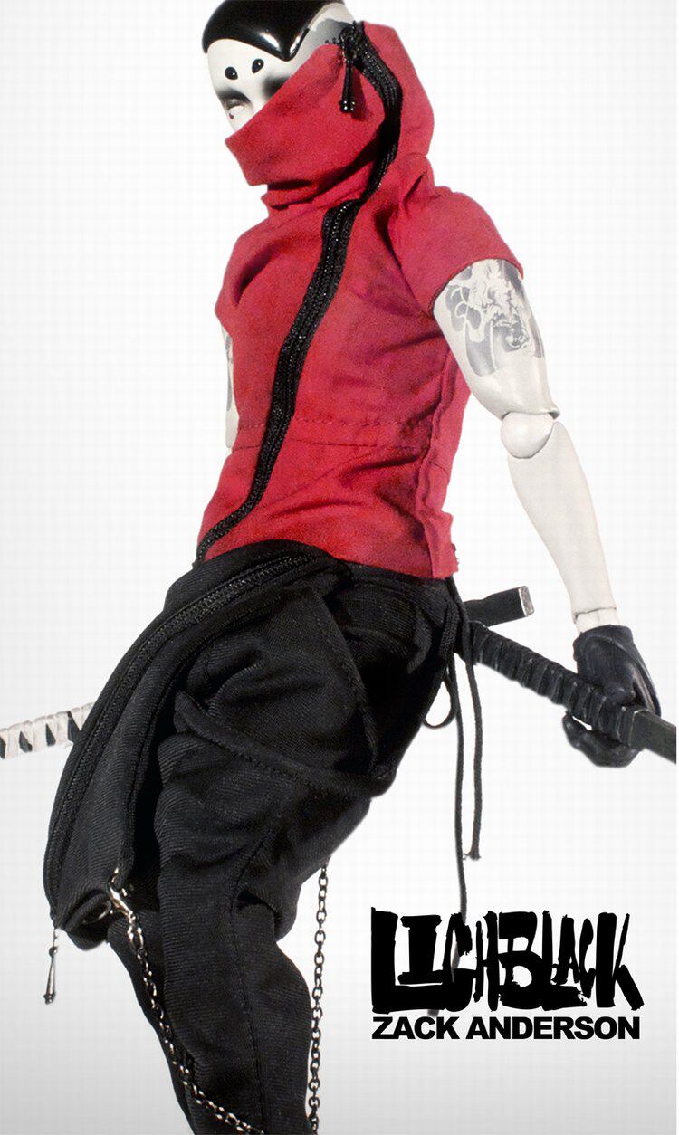 1/6 Scale Lighblack Zack Anderson Action Figure Collections Gifts