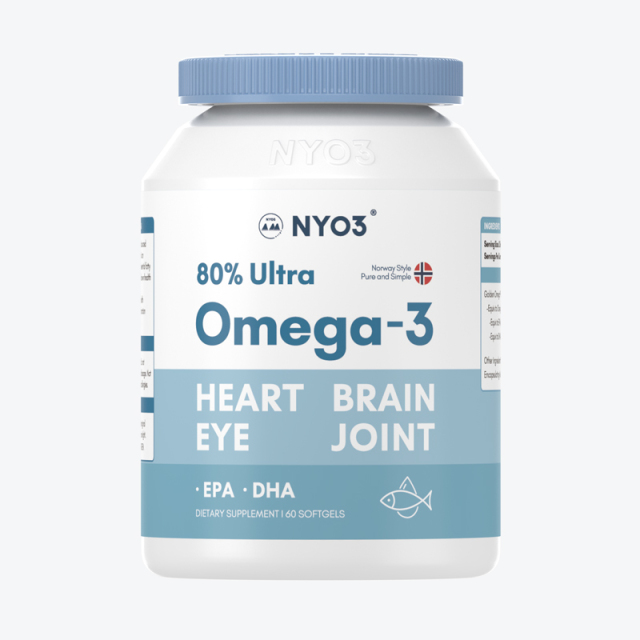 NYO3深海鱼omega3记忆力非鱼肝油胶囊60粒