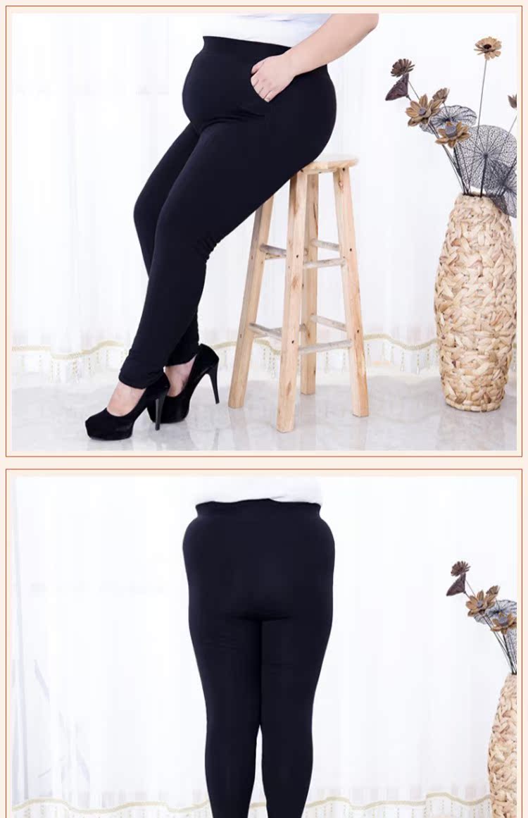 Mùa đông mã lớn sưởi ấm sợi lụa ấm cotton đôi ấm quần phụ nữ mặc quần mỏng quần dày chân xà cạp quần áo giữ nhiệt nữ