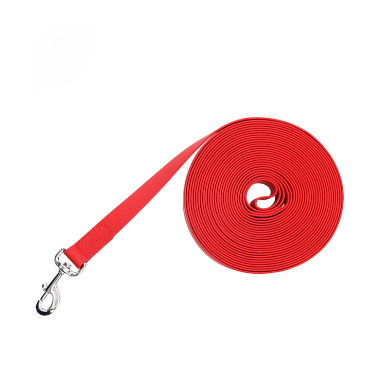Hot Pet Supplies PVC Red Strong Waterproof Traction Rope Cats & Dogs General Soft Walking Dog Chain