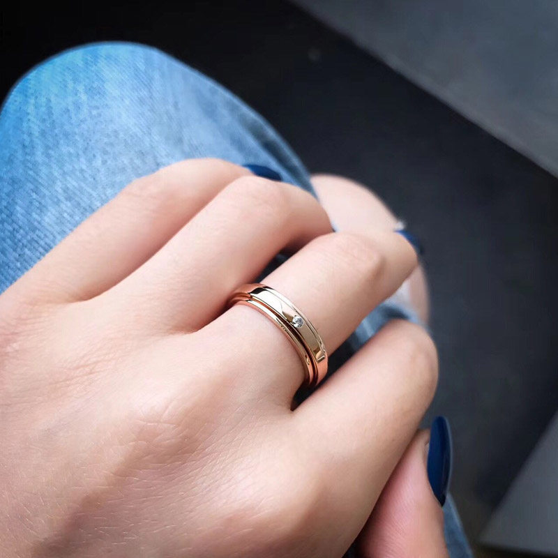 Bague Femme en Alliage argent plaque plaque or - Ref 3087195 Image 22