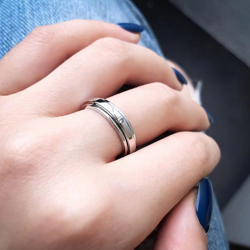 Bague Femme en Alliage argent plaque plaque or - Ref 3087195 Image 21