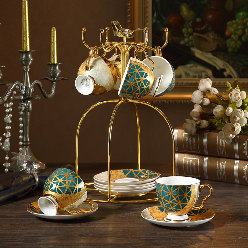 Methodist European-style fine bone ceramic cup suit English ceramic afternoon tea cup high-end luxury tea cup