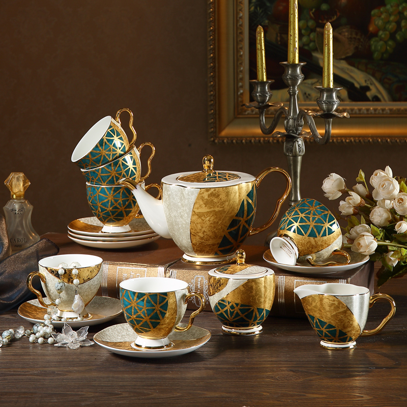 Meidao high-end European-style bone china coffee cup British light luxury ceramic living room home afternoon tea tea set gift box set