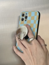 ouchfoodie series mushroom instant noodles cheese Sikang alkali water bag simulation mobile phone bracket retractable airbag