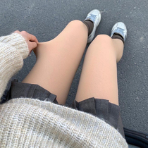 Strange uncle (realistic natural hyaluronic acid light leg artifact) autumn and winter plus velvet warm skin tone bottom pantyhose women