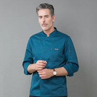 Синие одиночные верхние длинные рукава