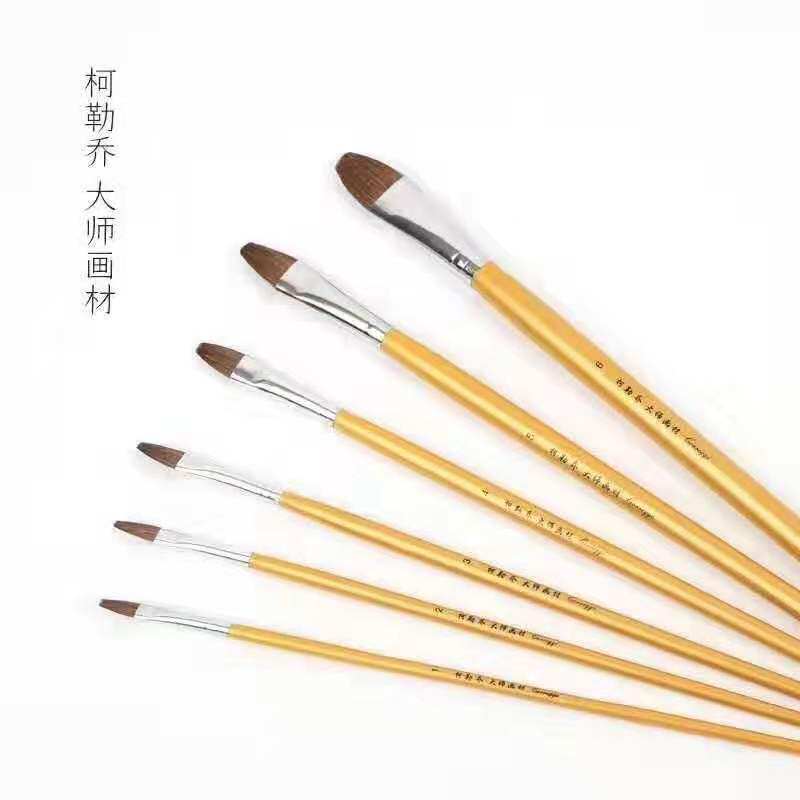 Koehler Jo Water Powder Row Stroke Pen Cap Group Fine Art Painting Special Nylon Wolverine Mhooked Line Propylene Oil Paintbrush Brush