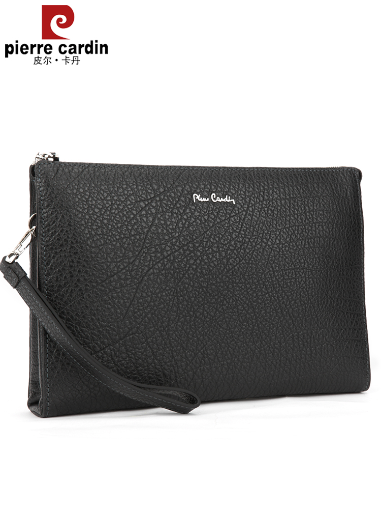 Pilkaden handbag men's leather envelope bag top layer leather clutch bag large capacity business clutch bag