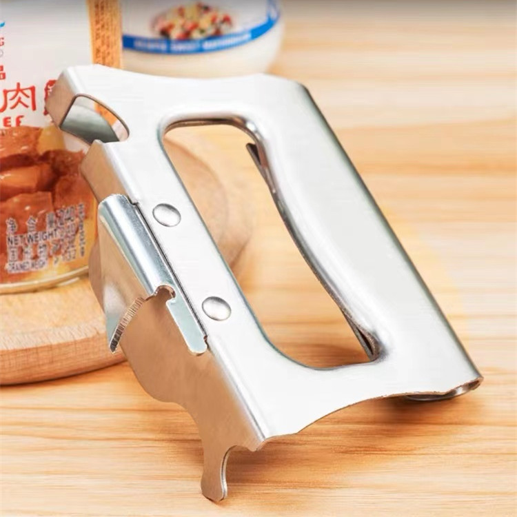 缶切り 多機能 ボトルオープナー ステンレス製缶切り 鉄缶ナイフ ビール瓶オープナー ツール 工芸品