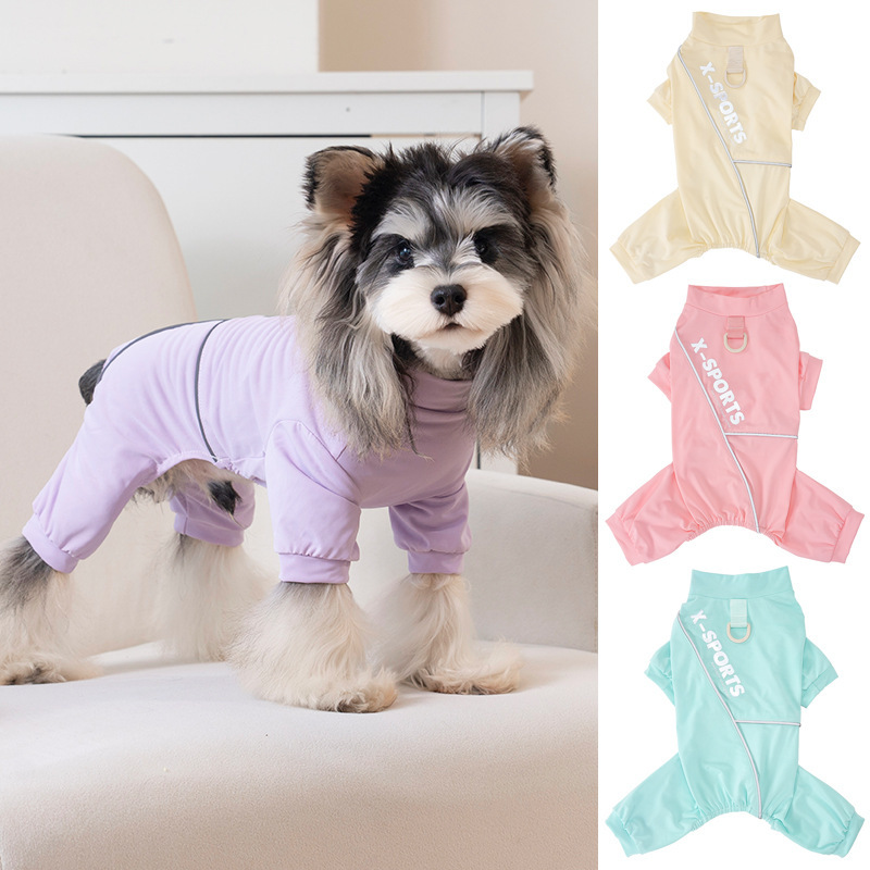 Dog Dust-Proof Leg Coveralls, Full-Body Suit for Small and Medium-Sized Dogs, Teddy, Bichon, All-Season Clothing, Backless Coveralls for Pets Dog Dust-Proof Leg Coveralls, Full-Body Suit for Small and Medium-Sized Dogs, Teddy, Bichon, All-Season Clothing, Backless Coveralls for Pets