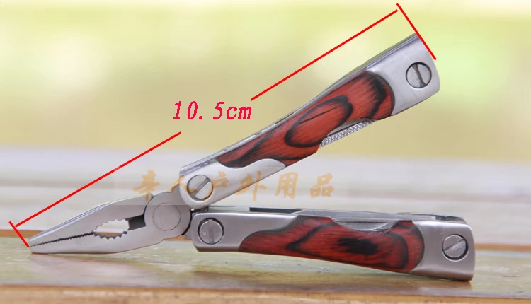 Đa chức năng kìm mini gấp kim mũi kìm gỗ gụ kìm công cụ ngoài trời đa mục đích folding knife cutter gấp kìm