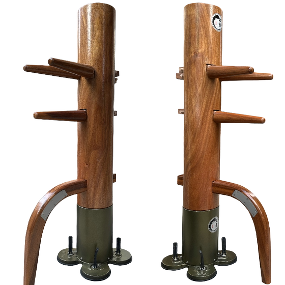 Wing Chun children's solid wood vertical wooden dummy