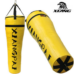 Guangzhou Xiangpai Conical Hanging Punching Bag, Microfiber Leather, Solid Kickboxing Bag, Muay Thai Fighting, Sanda Microphone Punching Bag