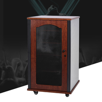  Audio and video cabinet Power amplifier cabinet Cinema power amplifier rack professional three-four-five-layer aviation cabinet Mobile audio machine cabinet
