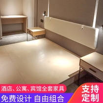 Factory direct sales of Atour 3 0 hotel furniture standard room complete set of Hanting Express Hotel chain furniture panel apartment