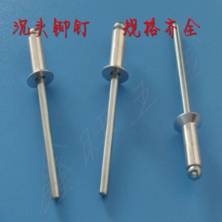 Open type countersunk head aluminum rivet decorative nail hinge flat head aluminum pull rivet Latin M2M3M3M4M5