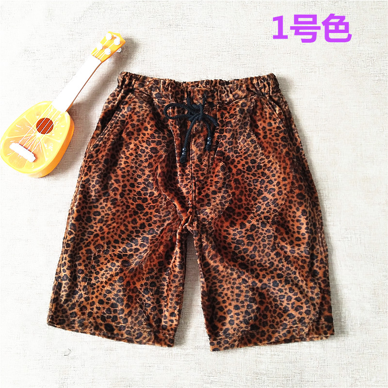 WH4-4 mùa xuân và mùa thu lỏng dây rút ren da lộn da báo nam quần short năm quần quần thủy triều trung tính giản dị áo nam hàng hiệu