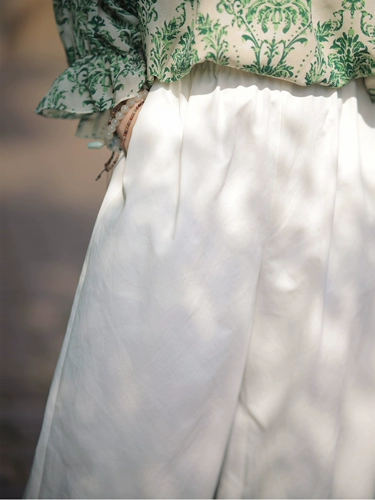 Модные летние штаны, свободный прямой крой, подходит для подростков, высокая талия