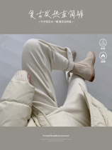 Big joy homemade chenille luxury jeans | slim thin legs simple retro hot straight pants