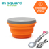 lock and lock hộp cơm giữ nhiệt Gấp bát ăn trưa ngoài trời di động cắm trại dã ngoại silicone có thể thu vào du lịch bát nước cốc bé dao kéo - Hộp cơm điện sưởi ấm hộp cơm hâm nóng bằng điện Hộp cơm điện sưởi ấm