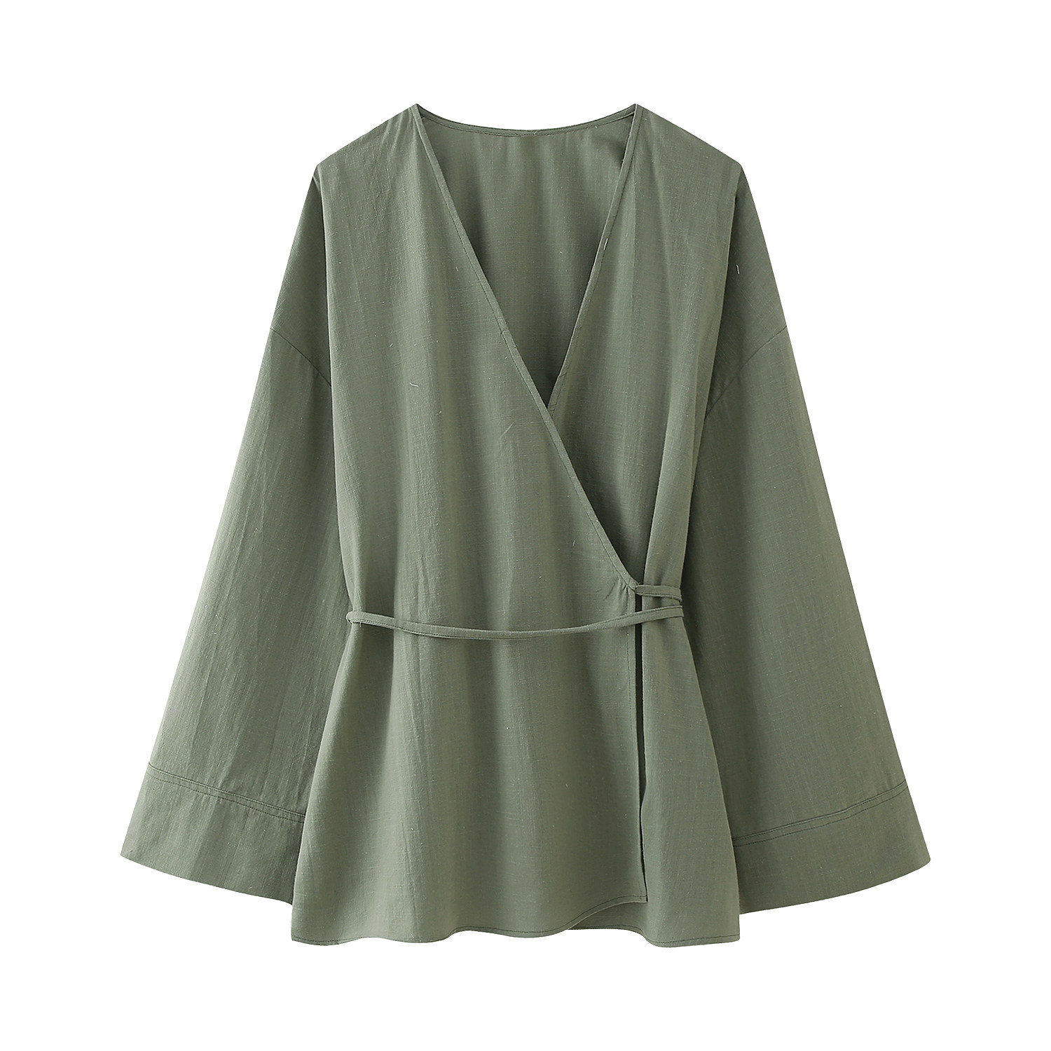 Стильные костюмы kaslead 新款 女装 欧美风双襟和服式外衣休闲裤 5427743 5427431