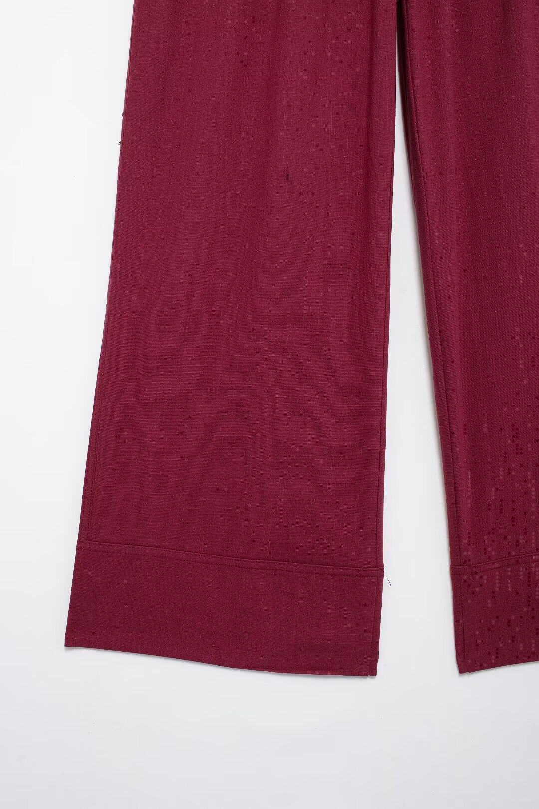 Стильные костюмы kaslead 新款 女装 欧美风双襟和服式外衣休闲裤 5427743 5427431