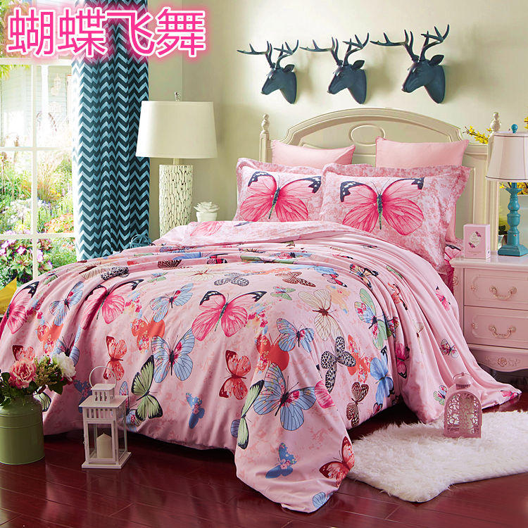 200 ngày lụa đích thực màu rắn lụa quilt cover mảnh duy nhất băng lụa quilt cover giường đôi duy nhất 1.5 giường 笠 mùa hè