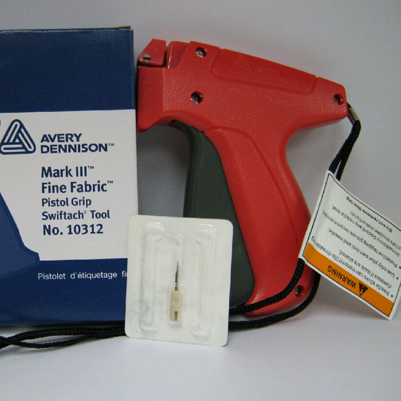 Avery Dennison 10312 Special fine needle plastic label gun Row nail glue gun Red AVREY