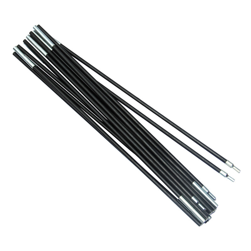 Outdoors for camping tent accessories Fiberglass rod with leather band suitable for three-person double tents