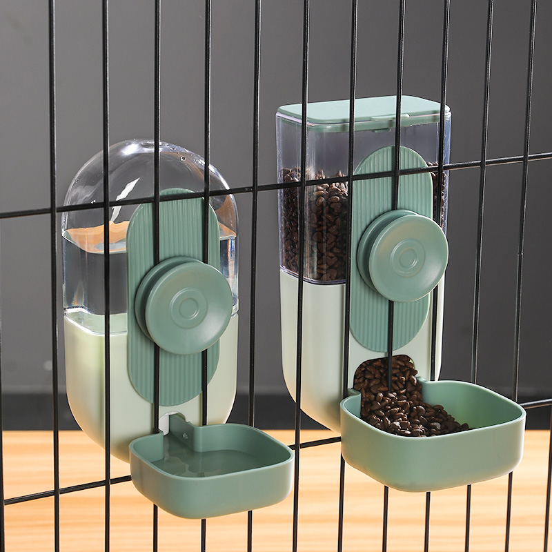 Cat-hanging water dispenser dog drinking water automatically feeding water feeder rabbit hanging cage Kettle Pet Supplies-Taobao