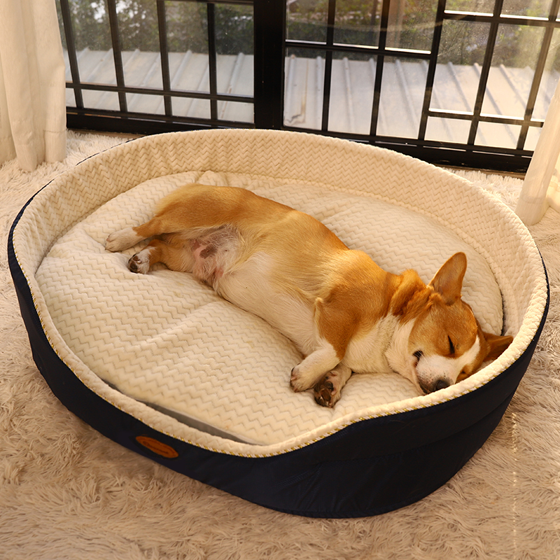 Dog Nest All Season Universal Summer Cool Nest Removable Washout Mat Summer Large Dog Dog Bed Pet Kokie Pooch Supplies