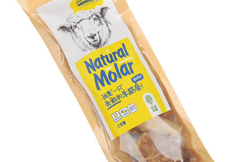 John Farm Sheep Bone 3 Pack Teddy Bomei Samoyed Pet Dog Molar Stick Dog Dog Snacks - Đồ ăn vặt cho chó Bánh quy cho chó