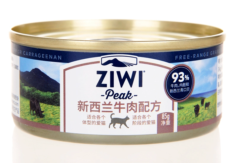 Ziyi đỉnh ZiwiPeak mèo đóng hộp 85g mèo ăn nhẹ mèo thức ăn ướt đóng hộp vật nuôi đào tạo phần thưởng royal canin cho mèo