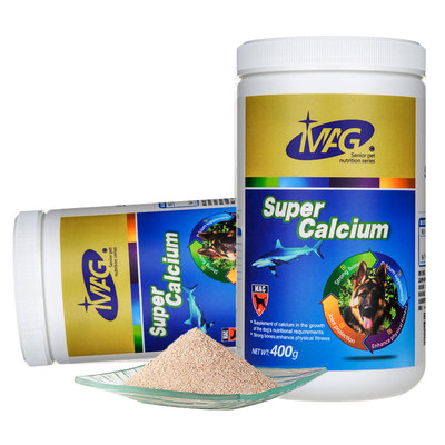 英国MAG超能钙宠物鲨鱼软骨素粉400g