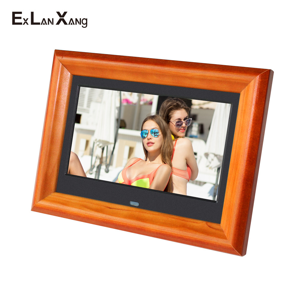 Factory Straight For 7 Inch Digital Photo Frame Gift Electronic Phase Book Photo Wall-mounted Music Film Advertising Machine
