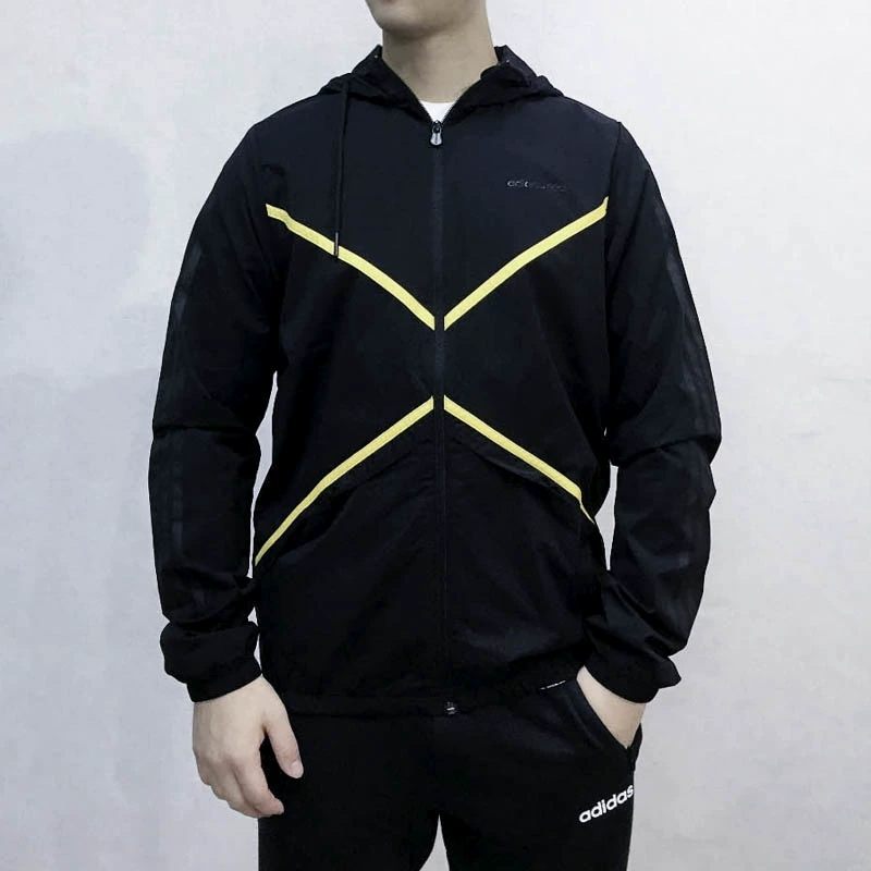 Áo khoác gió Adidas nam NEO áo khoác thể thao mỏng thoáng khí 2019 mùa thu DM4328 FK9925 - Áo khoác thể thao / áo khoác