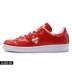 Giày nữ Adidas clover 2019 mùa thu Smith mận thêu đôi giày nhỏ màu trắng giày thể thao EG2863 - Dép / giày thường Dép / giày thường