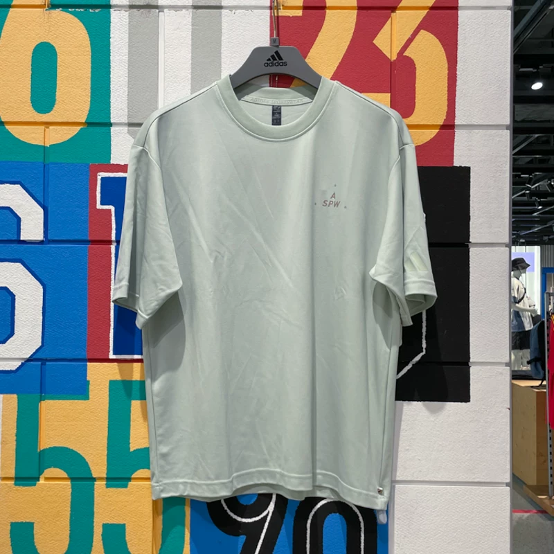Спортивная дышащая футболка с коротким рукавом для отдыха Adidas