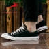Bộ đếm chính hãng CONVERSE Converse Chang Khánh cổ điển nam nữ trung tính thấp để giúp giày thông thường giày vải 102329 - Plimsolls giày thể thao juno Plimsolls