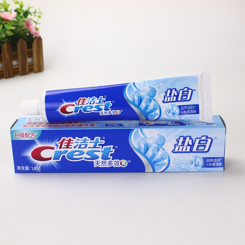 Full 5 Jia Jie's toothpaste Christie's 140G salt white toothpaste (cool mint)