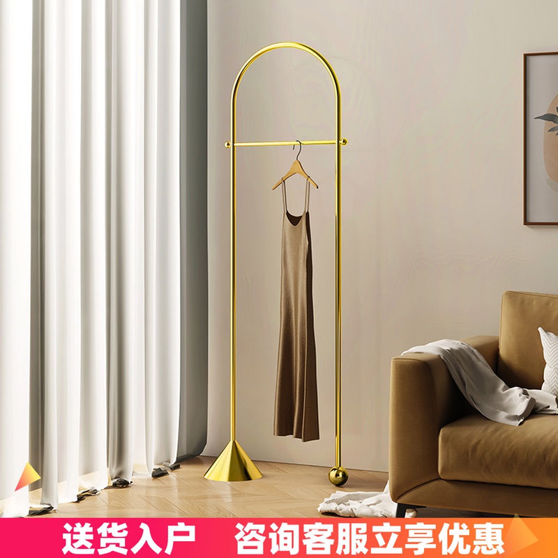 Moden ZY design medium - ancient cloak frame landing door bedroom living room in the door of light luxury hanging rack in wind