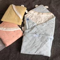 Newborn baby baby thin cotton coat soft cotton quilt 90 * 90cm (spring and autumn)